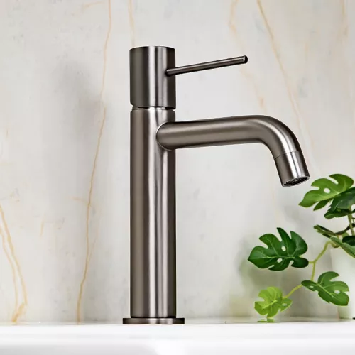 Смеситель для раковины AVS Slimmer оружейная сталь, Выбрать цвет: Оружейная сталь, изображение 8