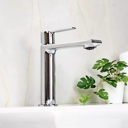 Смеситель для раковины AVS Elegant хром, Выбрать цвет: Хром, изображение 7