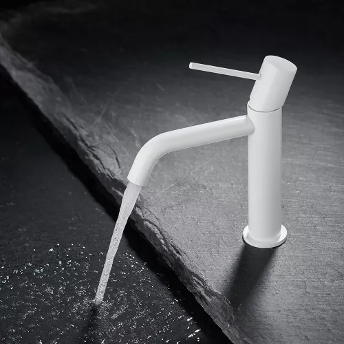 Смеситель для раковины AVS Slimmer белый матовый, Выбрать цвет: Белый, изображение 10