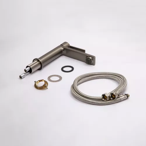 Смеситель для раковины AVS Elegant оружейная сталь, Выбрать цвет: Оружейная сталь, изображение 12