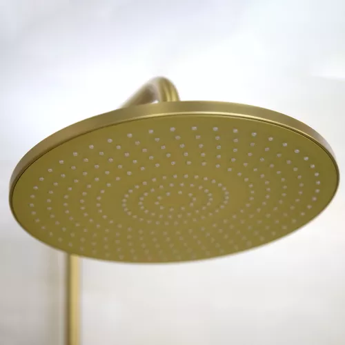 Душевая стойка AVS Slimmer брашированное золото, Выбрать цвет: Брашированное золото, изображение 16