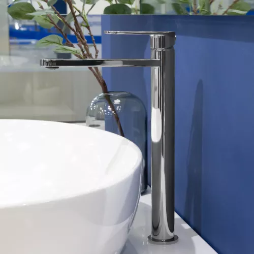 Смеситель для раковины AVS Beauty высокий, хром, изображение 5