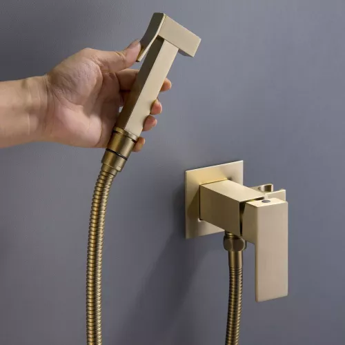 Душ гигиенический  ACWEN 82216G золото, Выбрать цвет: Золото, изображение 7