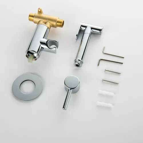 Душ гигиенический ACWEN 82003 хром, Выбрать цвет: Хром, изображение 17