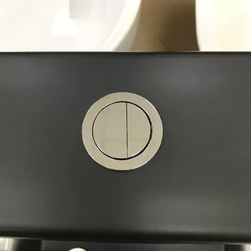 Унитаз-компакт AVS Сити безободковый, черный матовый, изображение 5