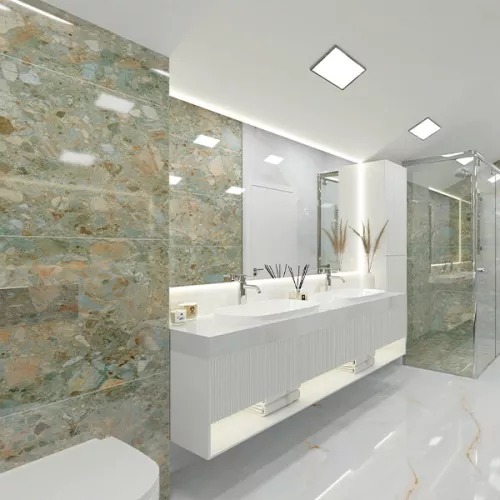 Керамогранит AVS Vermont Sky Blue 60x120 полированный, изображение 3