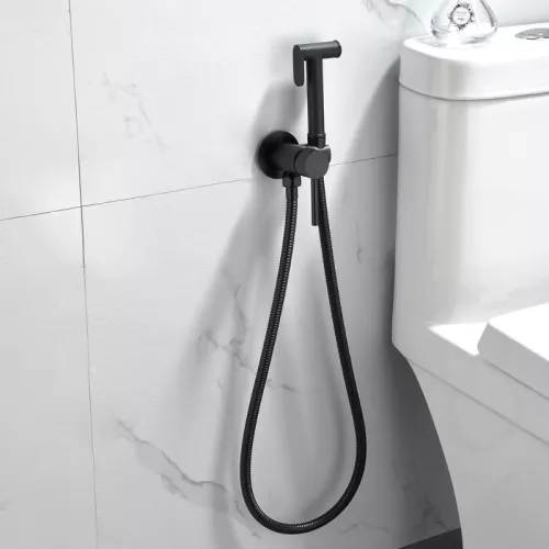 Душ гигиенический ACWEN 82003BS черный матовый, Выбрать цвет: Черный матовый, изображение 9