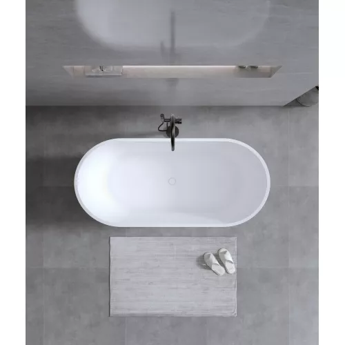 Timo Ванна из искусств. камня solid ELISSA, Выбрать размер: 150х75, изображение 3