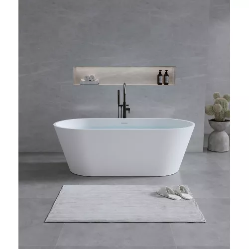 Timo Ванна из искусств. камня solid ELISSA, Выбрать размер: 150х75, изображение 4