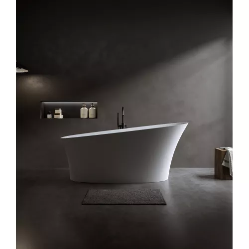 Timo Ванна из искусств. камня solid KIARA, Выбрать размер: 150х76, изображение 4