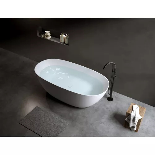 Timo Ванна из искусств.камня solid SATU, Выбрать размер: 155х78, изображение 4