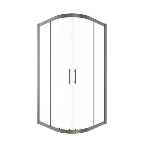 Timo Душевой угол TPSS-90-100/13C-8, раздвиж , проф никель, стекло проз 8 мм, Цвет профиля: Серый, Выбрать размер: 90х90, изображение 3