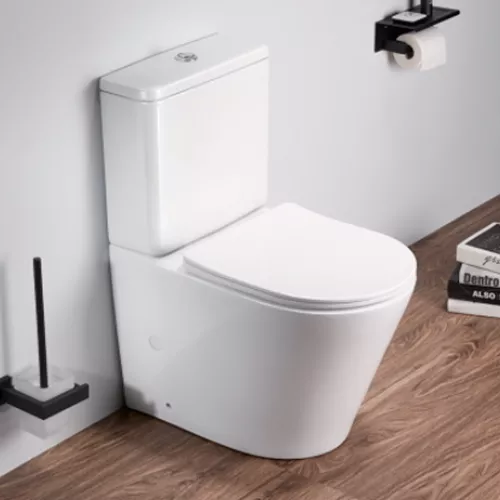 Унитаз-компакт AVS Кристалл безободковый, белый, Выбрать цвет: Белый, изображение 2