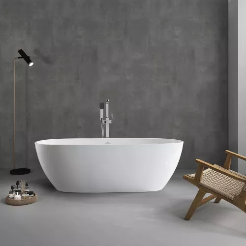 Акриловая ванна ABBER AB9263 белая, Выбрать размер: 180х81, изображение 8