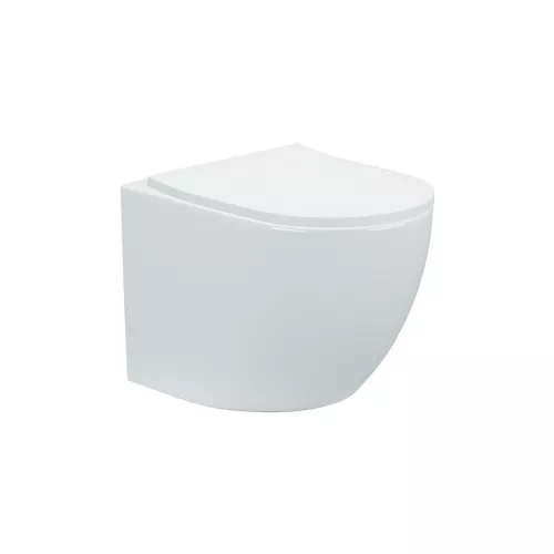 Унитаз подвесной AVS Метрополь безободковый, белый, изображение 2