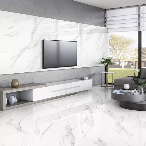 Керамогранит AVS Arctic White 60x120 полированный, изображение 6