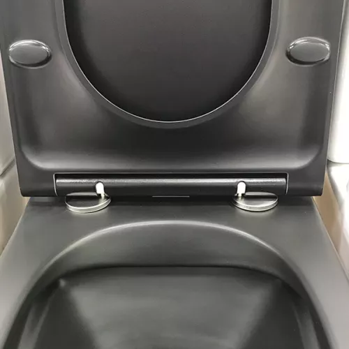 Унитаз-компакт AVS Сити безободковый, черный матовый, изображение 8