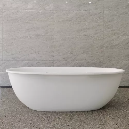 Ванна из искусственного камня ABBER Stein AS9631 белая матовая, изображение 9