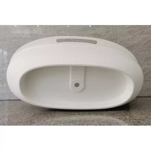 Ванна из искусственного камня ABBER Stein AS9631 белая матовая, изображение 10