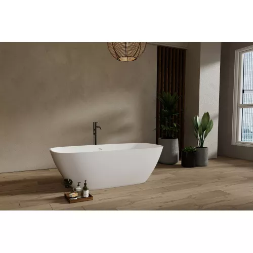 Ванна из искусственного камня ABBER Stein AS9632 белая матовая, изображение 4