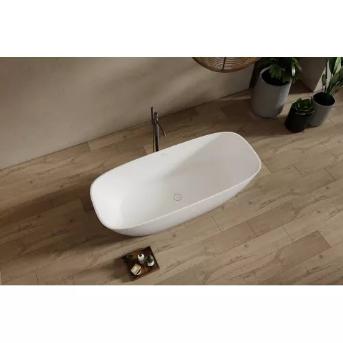 Ванна из искусственного камня ABBER Stein AS9632 белая матовая, изображение 7