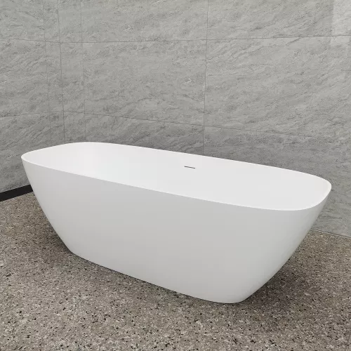 Ванна из искусственного камня ABBER Stein AS9632 белая матовая, изображение 8