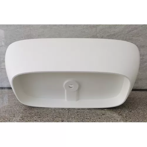 Ванна из искусственного камня ABBER Stein AS9632 белая матовая, изображение 10