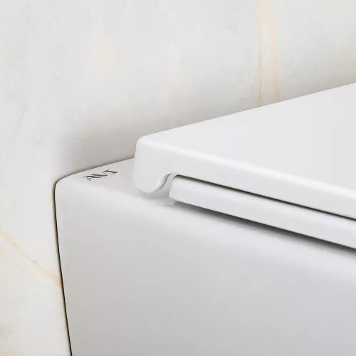 Унитаз подвесной AVS Атлант безободковый, белый, изображение 9