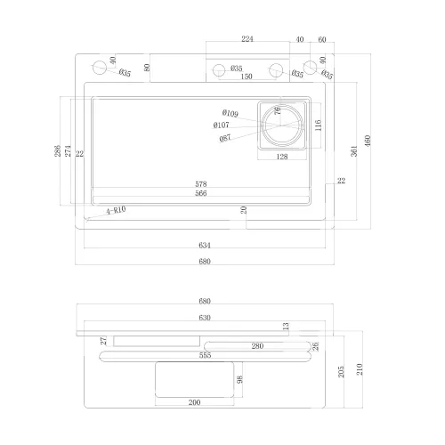 Кухонная мойка ABBER Wasser Kreis AF2194G золото матовое, Выбрать цвет: Золото, изображение 4