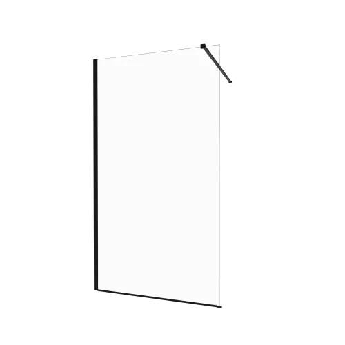 Душевая перегородка Triton Плано 80/100 Блэк, Цвет профиля: Черный, Выбрать размер: 100, изображение 3