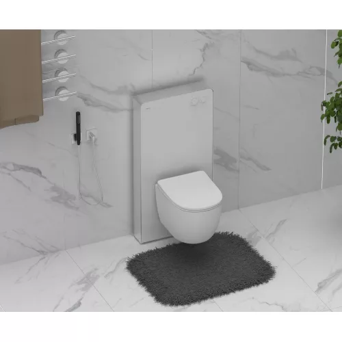 Инсталляционный модуль внешнего монтажа ABBER AC0107MW для подвесного унитаза, белый, изображение 3