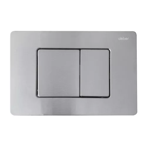 Комплект подвесной унитаз ABBER Rechteck AC1201MB черный матовый с инсталляцией AC0105 и кнопкой матовый хром, Цвет кнопки: Матовый хром, Выбрать цвет: Черный, Внешний вид: квадратная кнопка, изображение 7