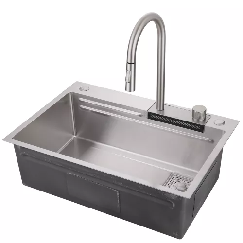 Кухонная мойка ABBER Wasser Kreis AF2194SP сатин, Выбрать цвет: Сатин, изображение 2