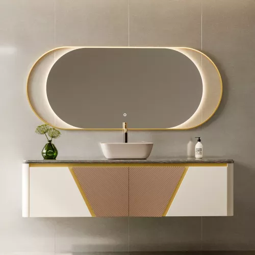 Раковина накладная ABBER Rechteck AC2200MBE светло-бежевая матовая, Выбрать цвет: Светло-бежевый матовый, изображение 4