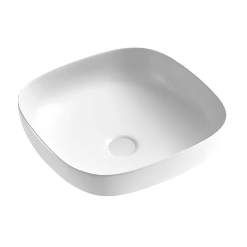 Раковина накладная ABBER Rechteck AC2217 белая, Выбрать цвет: Белый