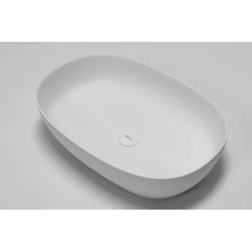 Раковина накладная ABBER Stein AS2633 белая матовая, изображение 4