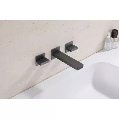 Смеситель ABBER Daheim AF82122NG для раковины скрытого монтажа, никель, Выбрать цвет: Никель, изображение 2