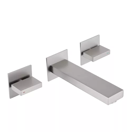 Смеситель ABBER Daheim AF82122SP для раковины скрытого монтажа, сатин, Выбрать цвет: Сатин