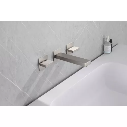 Смеситель ABBER Daheim AF82122SP для раковины скрытого монтажа, сатин, Выбрать цвет: Сатин, изображение 2