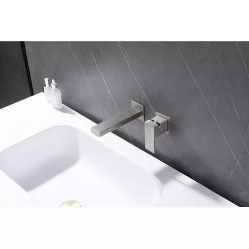 Смеситель ABBER Daheim AF8212SP для раковины скрытого монтажа, сатин, Выбрать цвет: Сатин, изображение 2