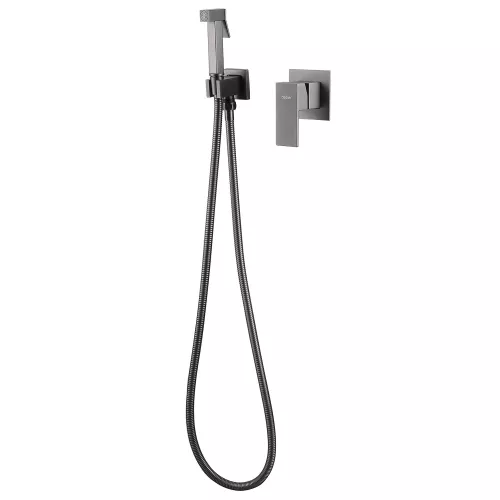 Смеситель ABBER Daheim AF8225NG с гигиеническим душем, никель, Выбрать цвет: Никель, изображение 2