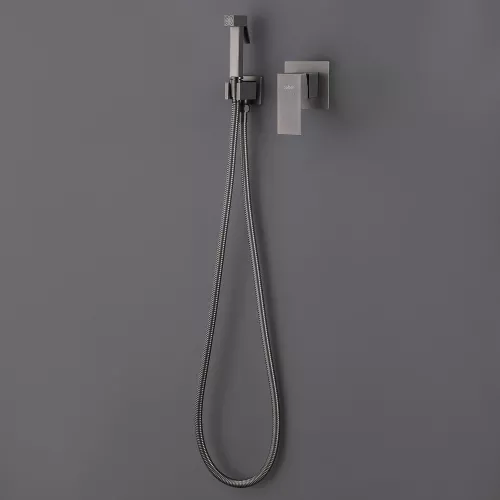 Смеситель ABBER Daheim AF8225NG с гигиеническим душем, никель, Выбрать цвет: Никель, изображение 3