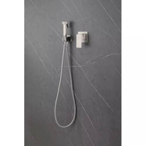 Смеситель ABBER Daheim AF8225SP с гигиеническим душем, сатин, Выбрать цвет: Сатин, изображение 3