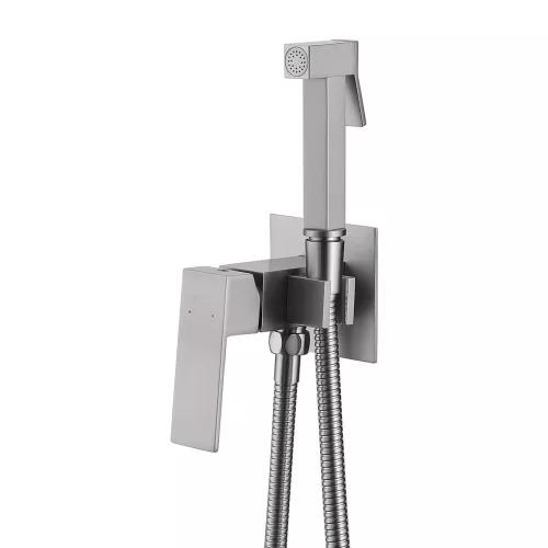Смеситель ABBER Daheim AF8226SP с гигиеническим душем, сатин, Выбрать цвет: Сатин