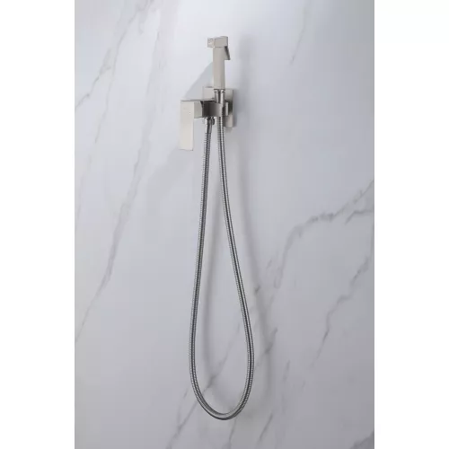 Смеситель ABBER Daheim AF8226SP с гигиеническим душем, сатин, Выбрать цвет: Сатин, изображение 3