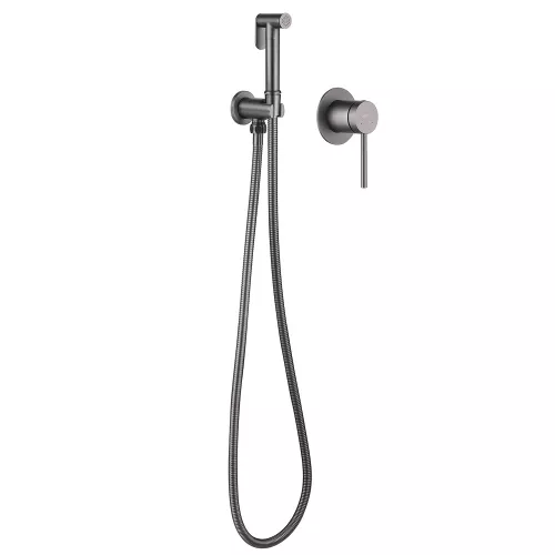 Смеситель ABBER Emotion AF8825NG с гигиеническим душем, никель, Выбрать цвет: Никель, изображение 2