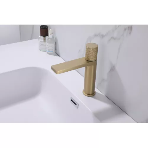 Смеситель ABBER Rund AF8710G для раковины, золото матовое, Выбрать цвет: Золото матовое, изображение 2