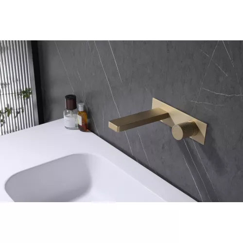 Смеситель ABBER Rund AF8712G для раковины скрытого монтажа, золото матовое, Выбрать цвет: Золото матовое, изображение 2