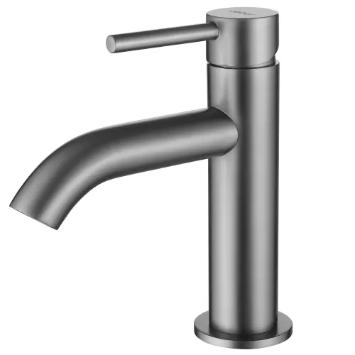 Смеситель ABBER Wasser Kreis AF8110NG для раковины, никель, Выбрать цвет: Никель