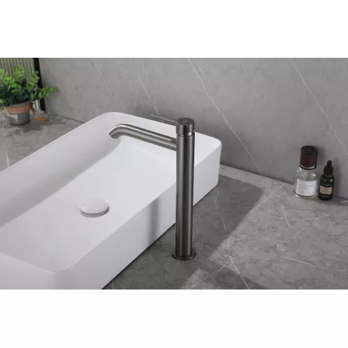 Смеситель ABBER Wasser Kreis AF8111NG для накладной раковины, никель, Выбрать цвет: Никель, изображение 2